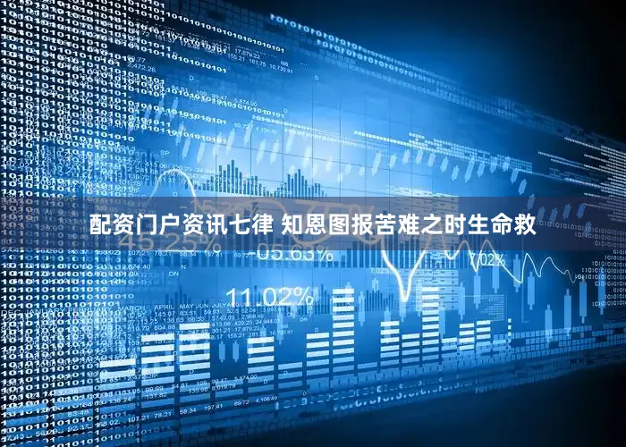配资门户资讯七律 知恩图报苦难之时生命救