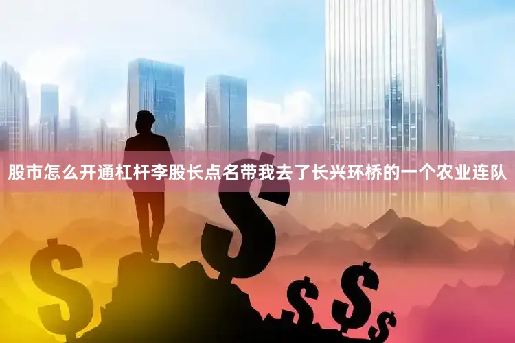 股市怎么开通杠杆李股长点名带我去了长兴环桥的一个农业连队