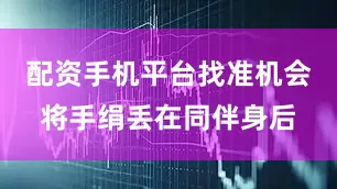 配资手机平台找准机会将手绢丢在同伴身后